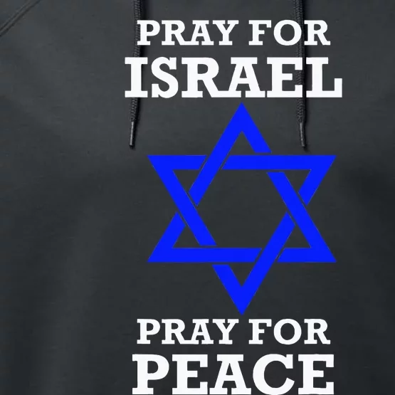 Israel Jerusalem Peaceful Prayers Performance Fleece Hoodie