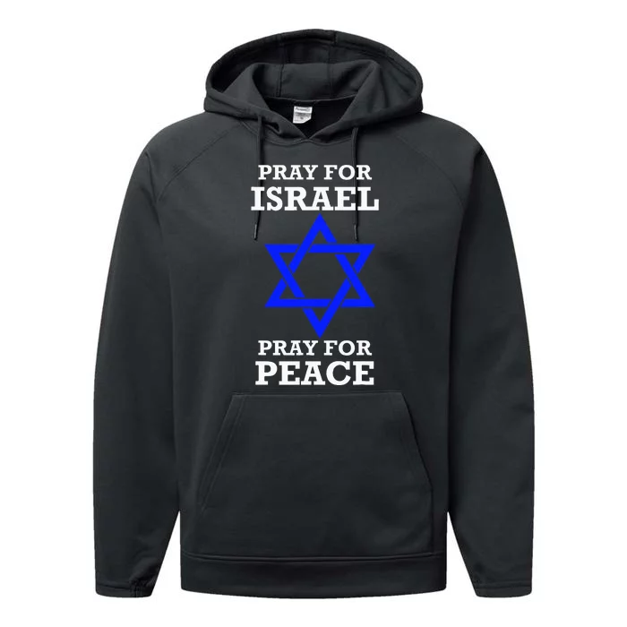 Israel Jerusalem Peaceful Prayers Performance Fleece Hoodie