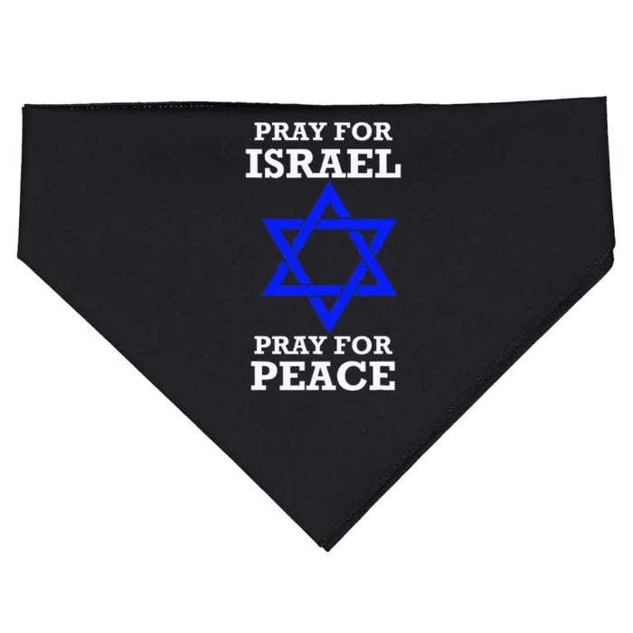 Israel Jerusalem Peaceful Prayers USA-Made Doggie Bandana