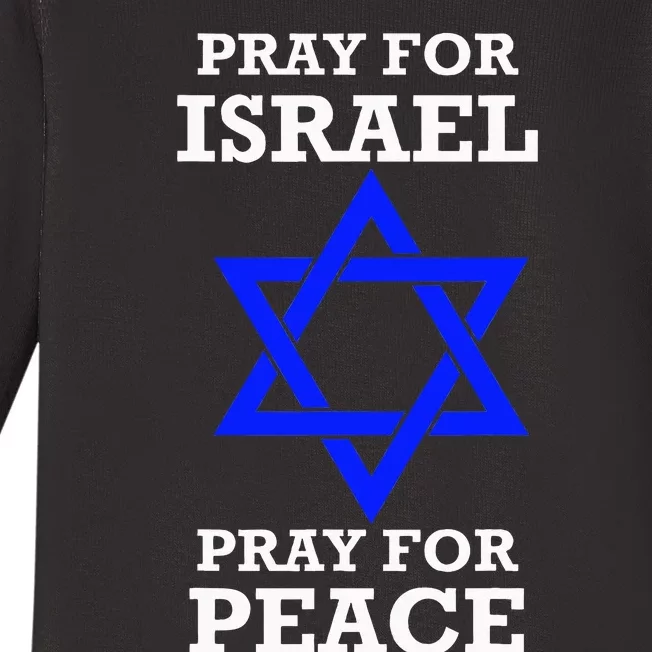 Israel Jerusalem Peaceful Prayers Baby Long Sleeve Bodysuit