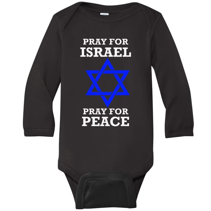 Israel Jerusalem Peaceful Prayers Baby Long Sleeve Bodysuit