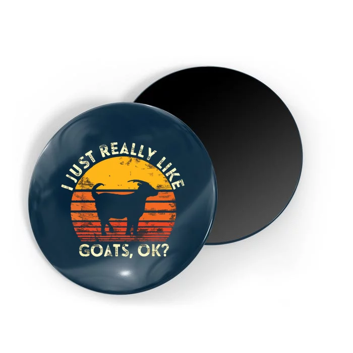 I Just Really Like Goats Farmer Farm Animal Goat Lover Gift Magnet