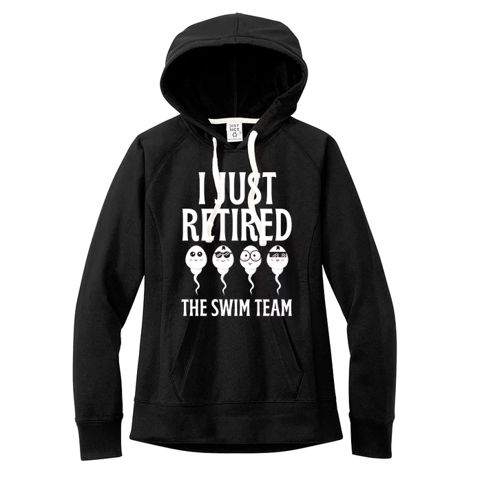 I Just Retired The Swim Team Women's Fleece Hoodie