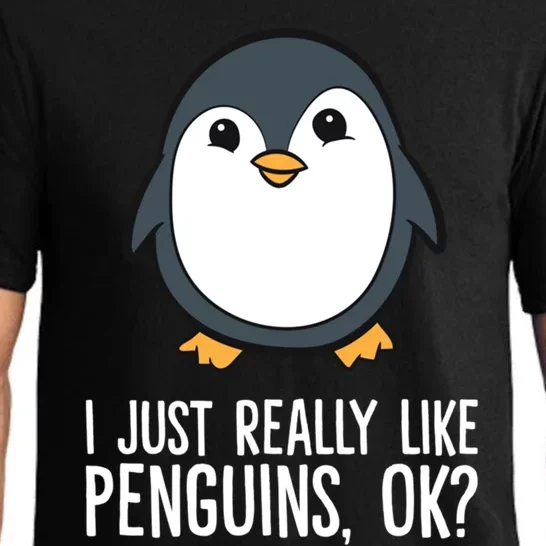 I Just Really Like Penguins Meaningful Gift Pajama Set