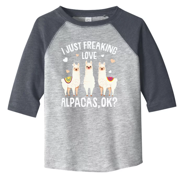 I Just Really Like Alpacas  Alpaca Llama Toddler Fine Jersey T-Shirt