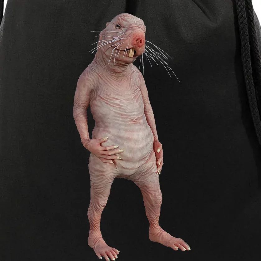 I Just Really Like Naked Moles Ok Funny Naked Mole Rat Drawstring Bag