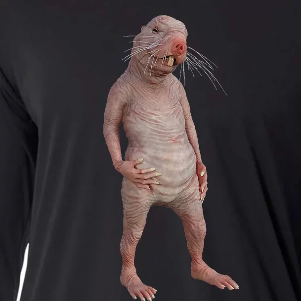 I Just Really Like Naked Moles Ok Funny Naked Mole Rat Cooling Performance Long Sleeve Crew