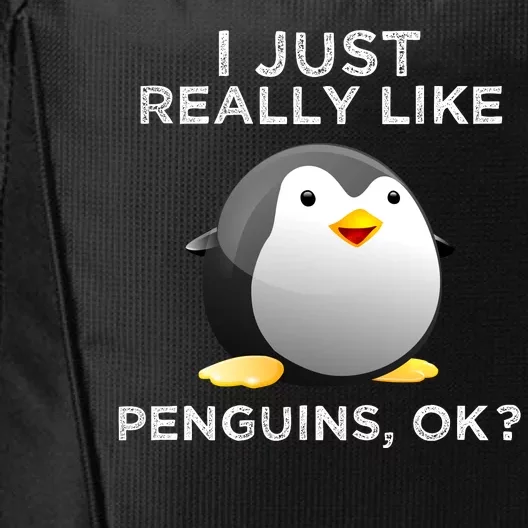 I Just Really Like Penguins Ok City Backpack