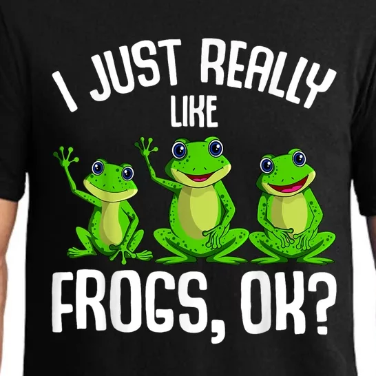 I Just Really Like Frogs Pajama Set