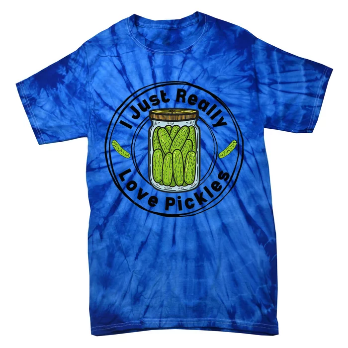 I Just Really Love Pickles Tie-Dye T-Shirt