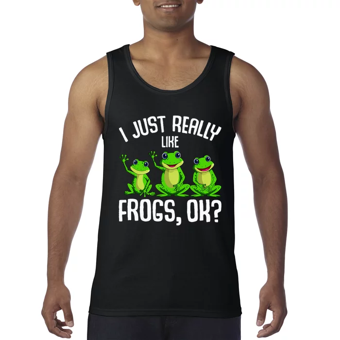 I Just Really Like Frogs Tank Top