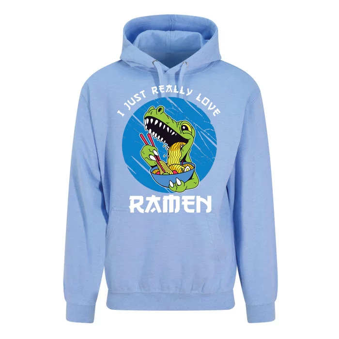 I Just Really Love Ra Japanese Noodles Kawaii Anime Cat Unisex Surf Hoodie