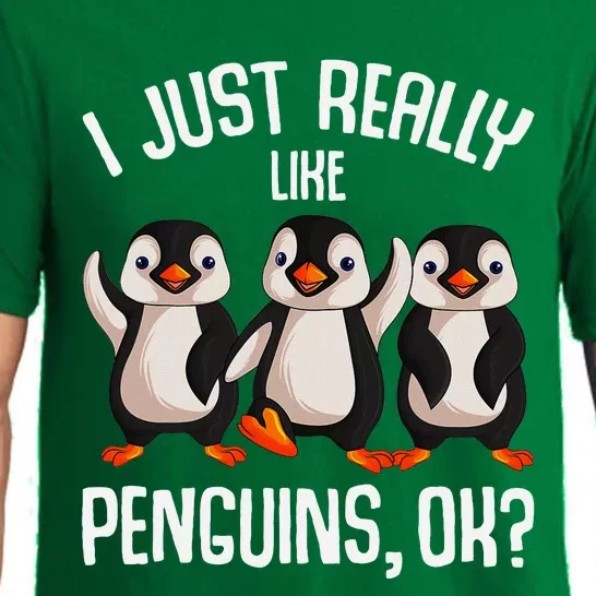 I Just Really Like Penguins Pajama Set