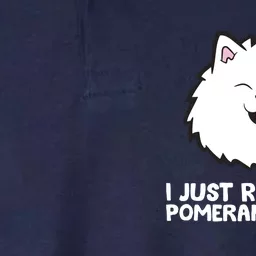 I Just Really Like Pomeranians Ok Cute Pomeranian Dog Softstyle Adult Sport Polo