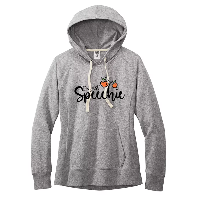 I'm Just Speechie Slp Gift Women's Fleece Hoodie