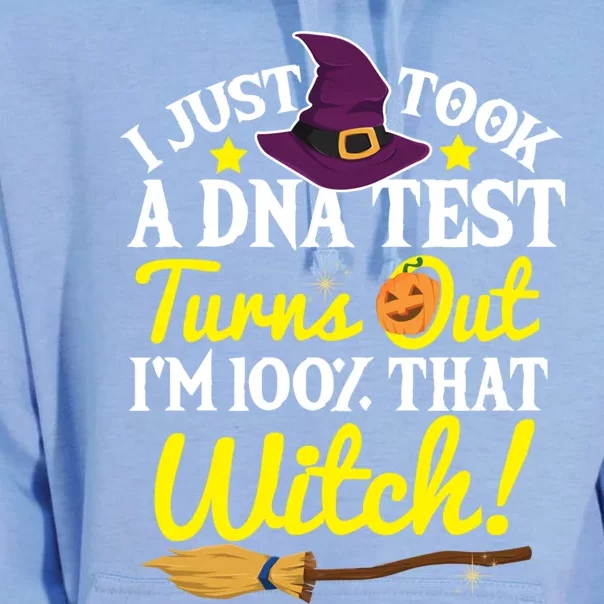 I Just Took A Dna Test Turns Out Im 100% That Witch Funny Cool Gift Unisex Surf Hoodie