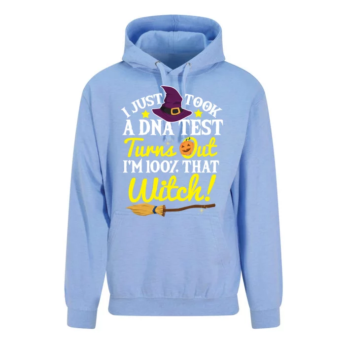 I Just Took A Dna Test Turns Out Im 100% That Witch Funny Cool Gift Unisex Surf Hoodie