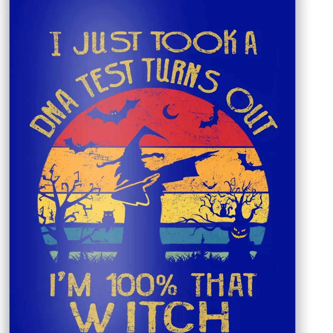 I Just Took A Dna Test Turns Out Im 100% Percent That Witch Funny Gift Poster