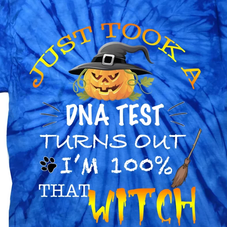 I Just Took A Dna Test Turns Out Im 100% That Witch Funny Gift Tie-Dye T-Shirt