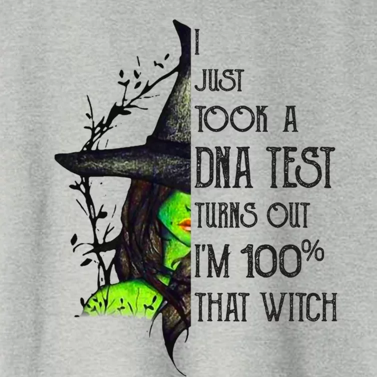 I Just Took Dna Test Turns Out 100% That Witch For Halloween Gift Women's Crop Top Tee