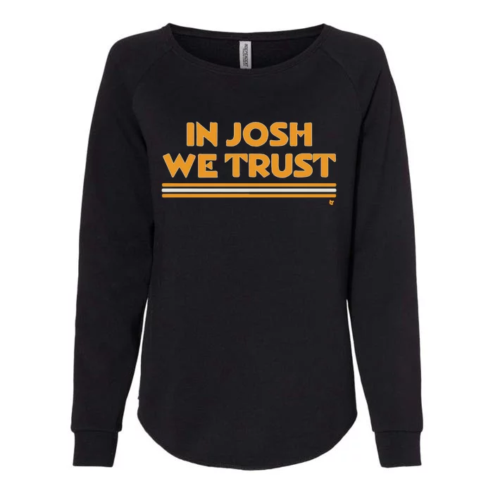 In Josh We Trust Womens California Wash Sweatshirt