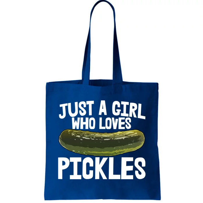 I'm Just Who Loves Pickles Gift Food Tee Tasty Pickles Gift Tote Bag