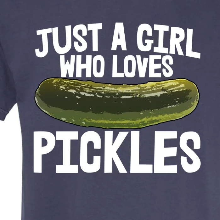 I'm Just Who Loves Pickles Gift Food Tee Tasty Pickles Gift Garment-Dyed Heavyweight T-Shirt