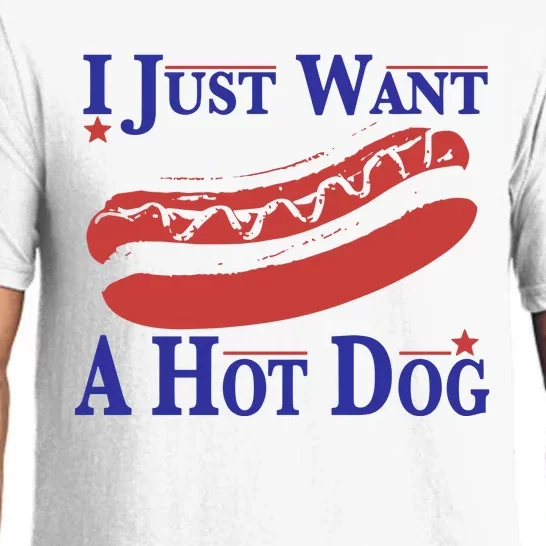 I Just Want A Hot Dog Pajama Set