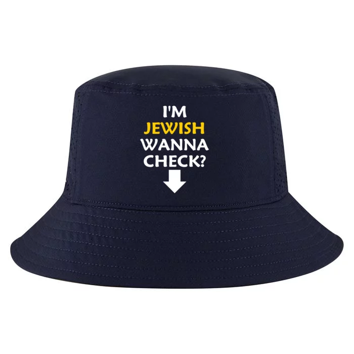 IM Jewish Wanna Check? Hebrew Jews Passover Jewish Cool Comfort Performance Bucket Hat