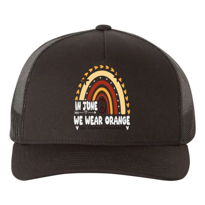 In June We Wear Orange End Gun Violence Awareness Yupoong Adult 5-Panel Trucker Hat