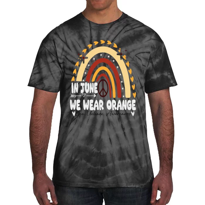 In June We Wear Orange End Gun Violence Awareness Tie-Dye T-Shirt