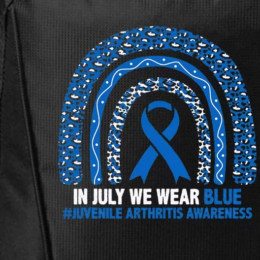 In July We Wear Blue Juvenile Arthritis City Backpack