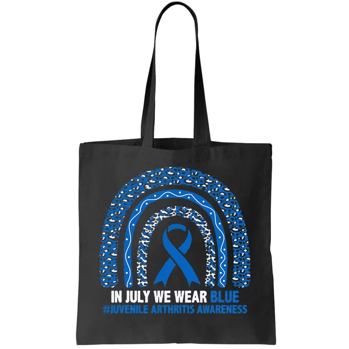 In July We Wear Blue Juvenile Arthritis Tote Bag