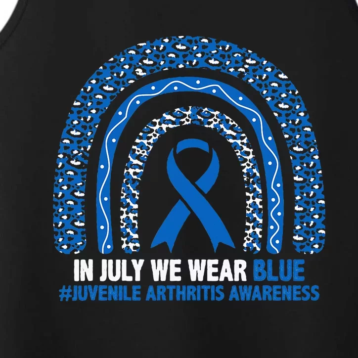 In July We Wear Blue Juvenile Arthritis Performance Tank