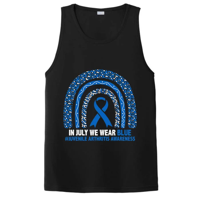 In July We Wear Blue Juvenile Arthritis Performance Tank