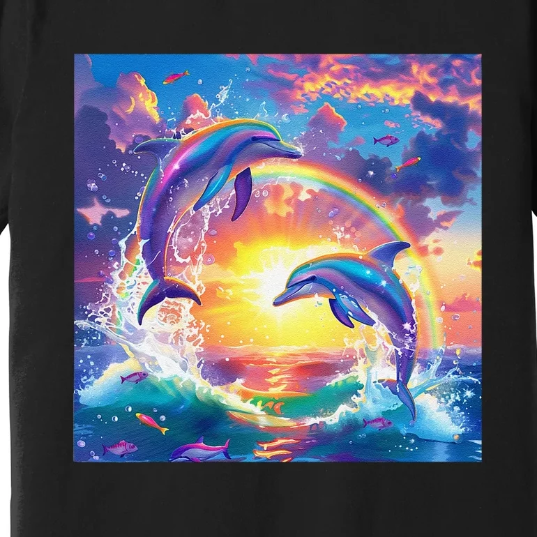 I Just Wanna Be Part Of Your Symphony Symphony Dolphin Meme Gift Premium T-Shirt