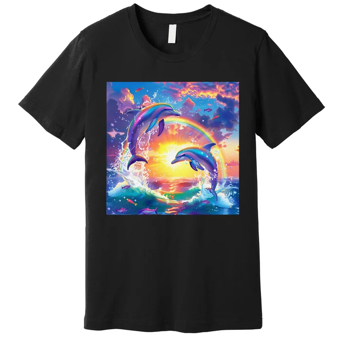 I Just Wanna Be Part Of Your Symphony Symphony Dolphin Meme Gift Premium T-Shirt