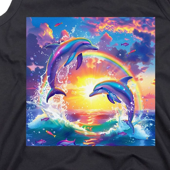 I Just Wanna Be Part Of Your Symphony Symphony Dolphin Meme Gift Tank Top