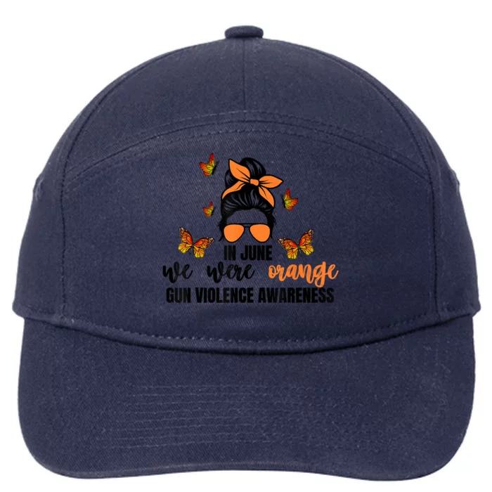 In June We Wear Orange Gun Violence Awareness Day 7-Panel Snapback Hat