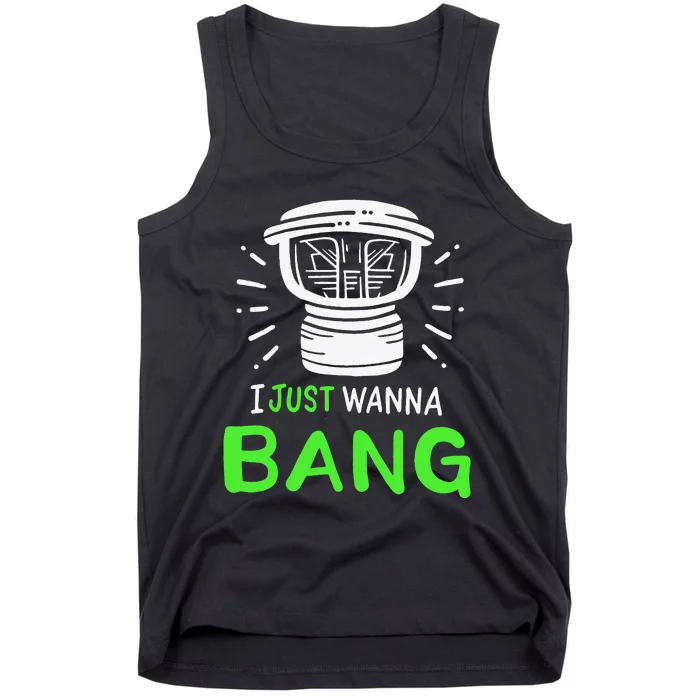 I Just Wanna Bang Car Audio Technician Tank Top