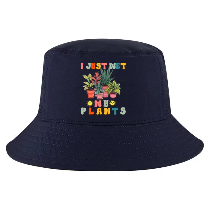 I Just Wet My Plants Funny Gardener Gardening Lover Wo Cool Comfort Performance Bucket Hat