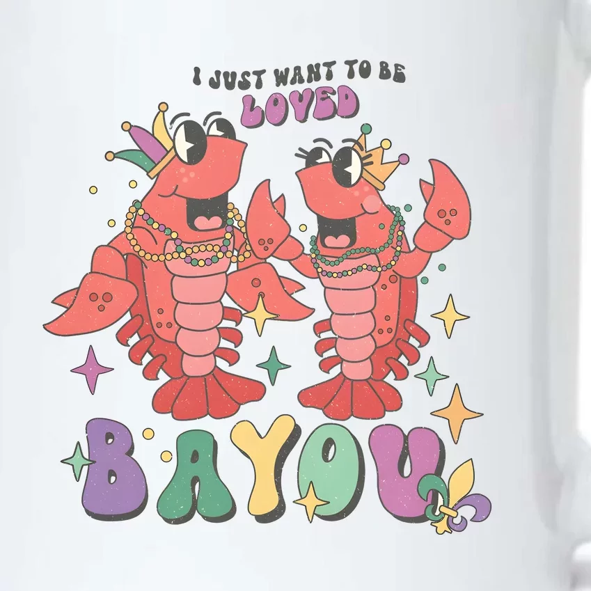 I Just Want To Be Loved Bayou Mardi Gras Black Color Changing Mug