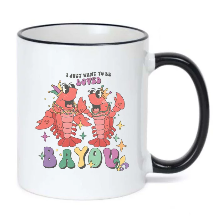 I Just Want To Be Loved Bayou Mardi Gras Black Color Changing Mug