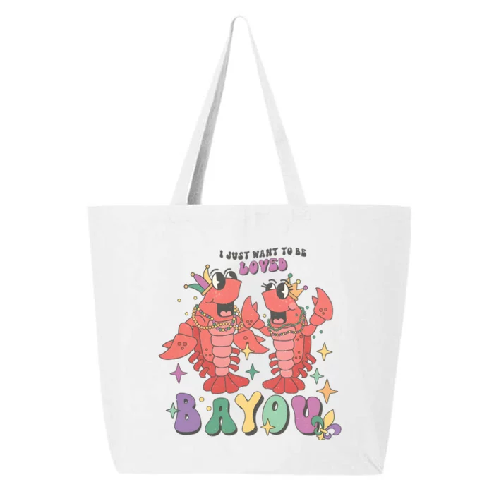 I Just Want To Be Loved Bayou Mardi Gras 25L Jumbo Tote