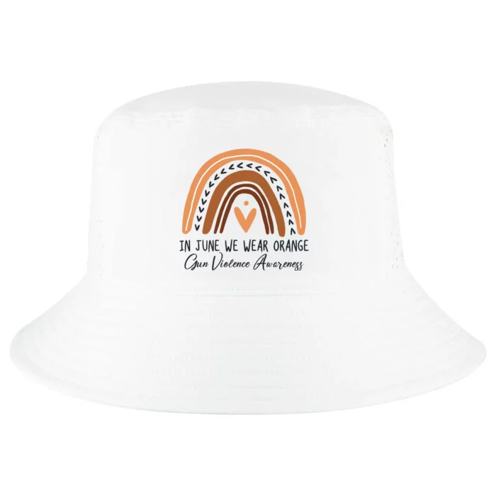 In June We Wear Orange Gun Violence Awareness Rainbow Cool Comfort Performance Bucket Hat