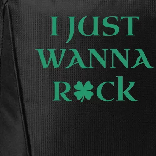 I Just Wanna Rock Shamrock City Backpack