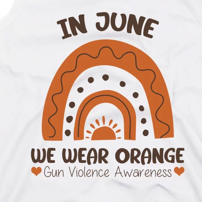 In June Wear Orange Gun Violence Awareness Tank Top