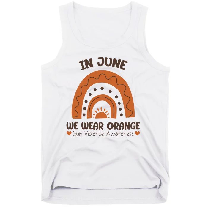 In June Wear Orange Gun Violence Awareness Tank Top