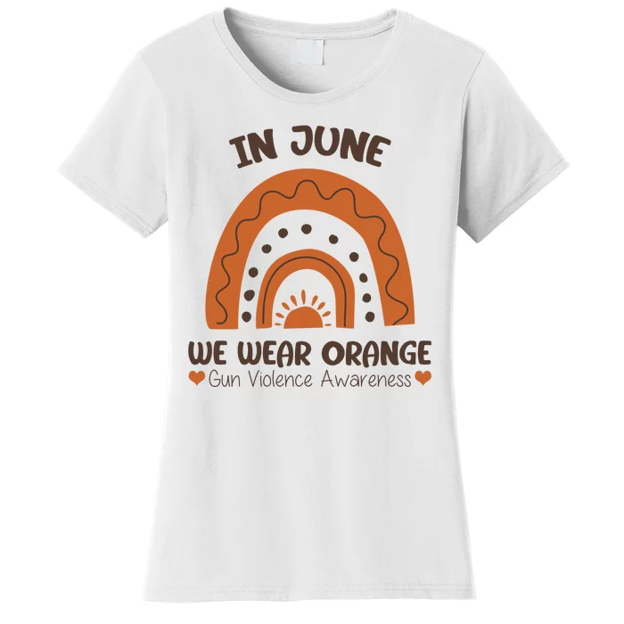 In June Wear Orange Gun Violence Awareness Women's T-Shirt