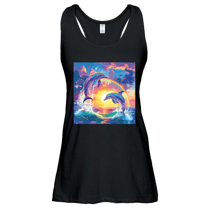 I Just Wanna Be Part Of Your Symphony Symphony Dolphin Meme Ladies Essential Flowy Tank